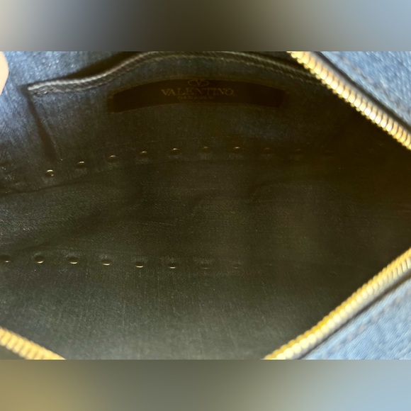 Valentino Garavani Denim Butterfly Crossbody Bag - Picture 10 of 11